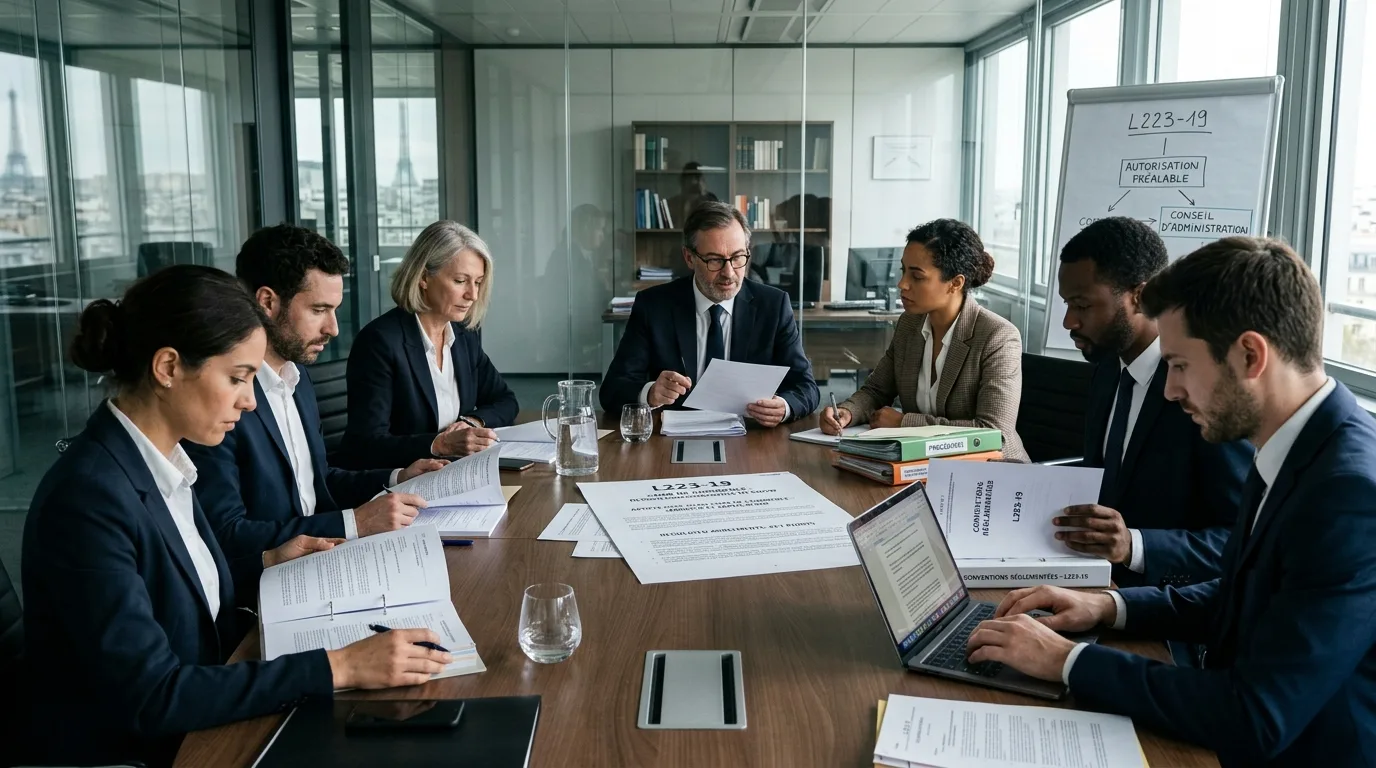 découvrez tout ce qu'il faut savoir sur l'article l223-19 du code de commerce et les conventions réglementées à connaître pour une gestion conforme et sécurisée.