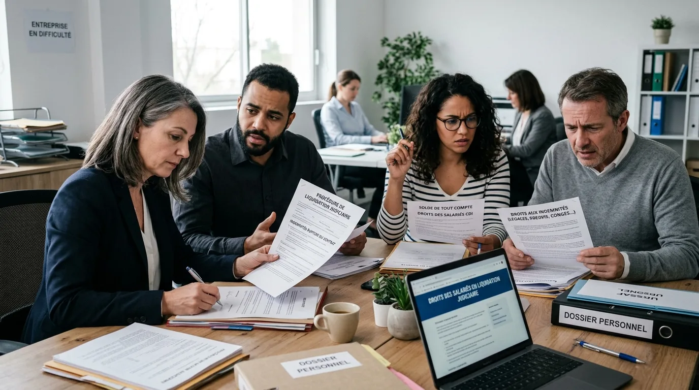 découvrez les droits des salariés en cdi lors d'une liquidation judiciaire et les indemnités auxquelles ils peuvent prétendre pour protéger leurs intérêts.