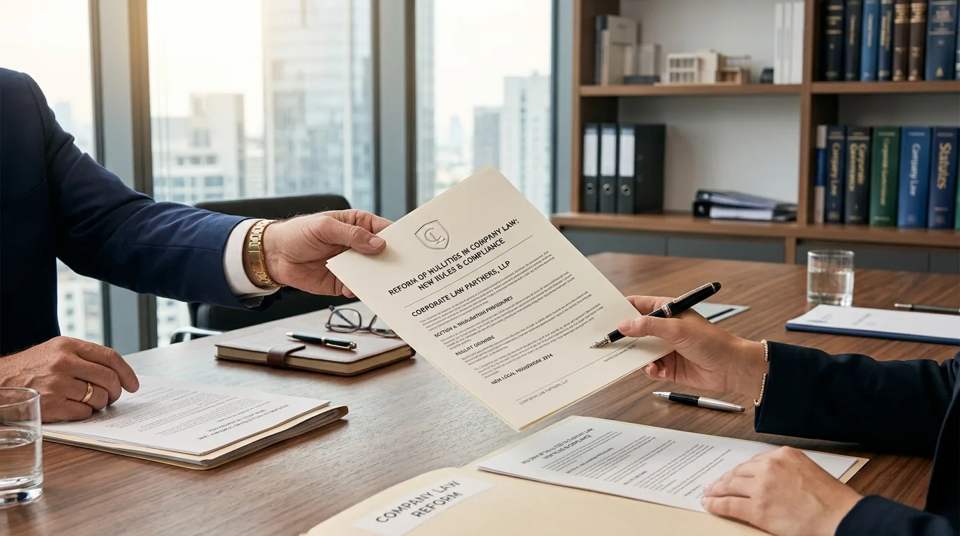 découvrez les nouvelles règles issues de la réforme des nullités en droit des sociétés et comprenez leur impact essentiel pour les entreprises.